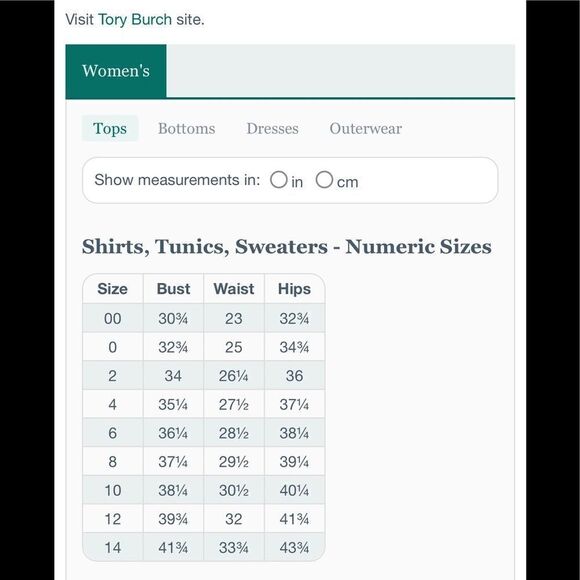 Tory Burch silk blouse sz 14 - Picture 9 of 9